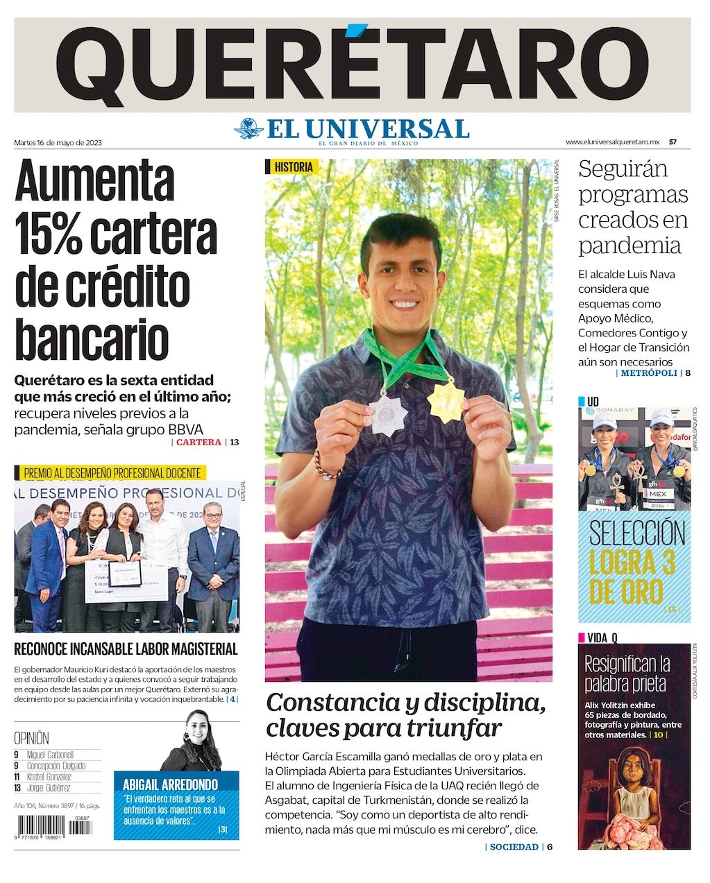 Portada 16 de mayo de 2023