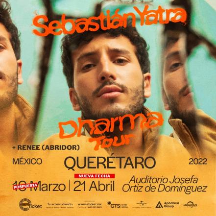 Sebastián Yatra vendrá a Querétaro; estará en el Auditorio Josefa 