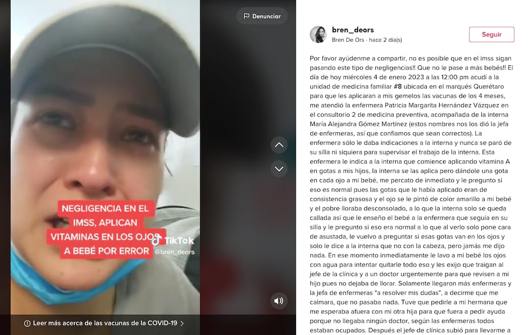 Foto: Captura de pantalla TikTok @bren_deors