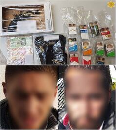 Detienen a presuntos partícipes de un robo a comercio