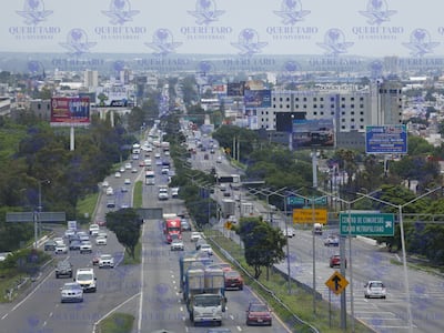Tráfico cuesta 3 mil 400 mdp al año en la zona metropolitana de Querétaro