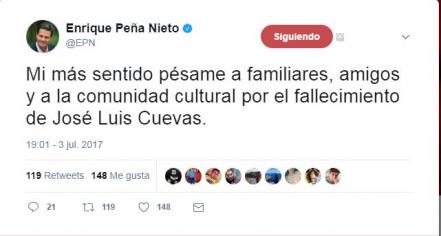 Fallece el pintor mexicano José Luis Cuevas