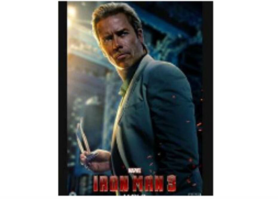 Guy Pearce aparece en cartel de Iron Man 3