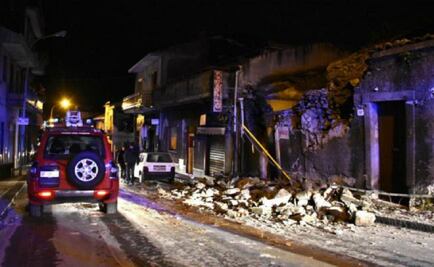 Sismo en Italia causa derrumbes; deja heridos