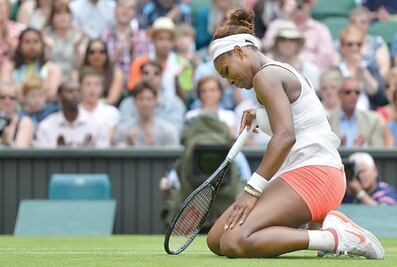 Ahora, Serena cae en Wimbledon