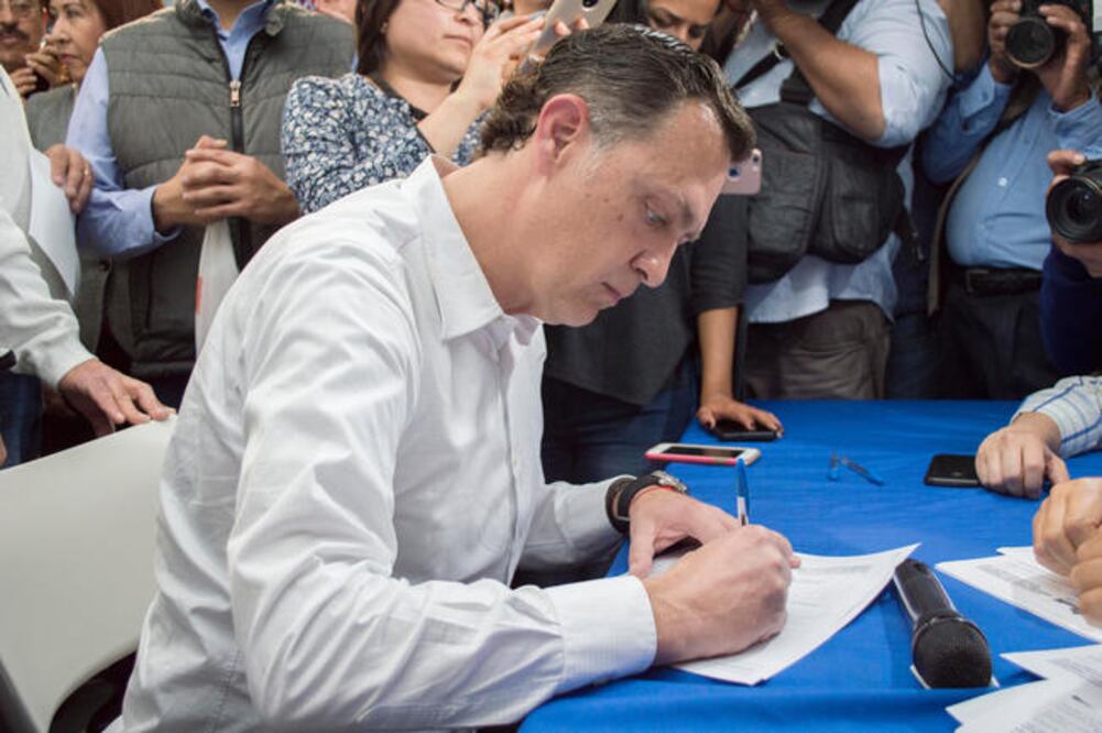 El alcalde Mauricio Kuri González aseguró que todavía no está definido quién será el presidente interino de Corregidora (OBTURE)