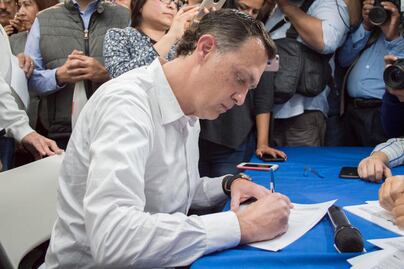 Mauricio Kuri: tengo moral para buscar nuevo cargo