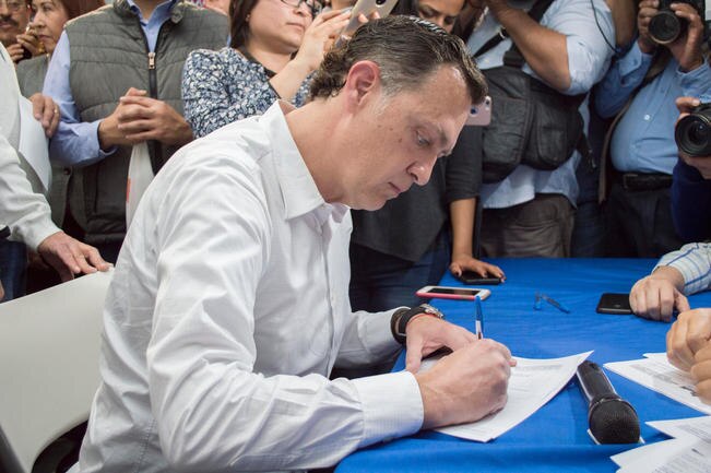 Mauricio Kuri: tengo moral para buscar nuevo cargo