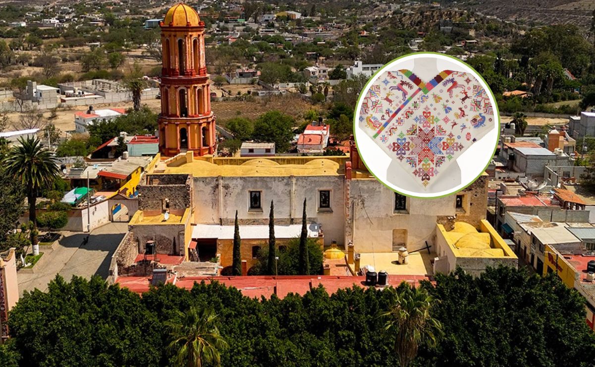 ¿Cuál es pueblo de Querétaro famoso por la elaboración del quexquémetl?