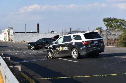 Fotos. Así fue el robo de una patrulla en Querétaro 