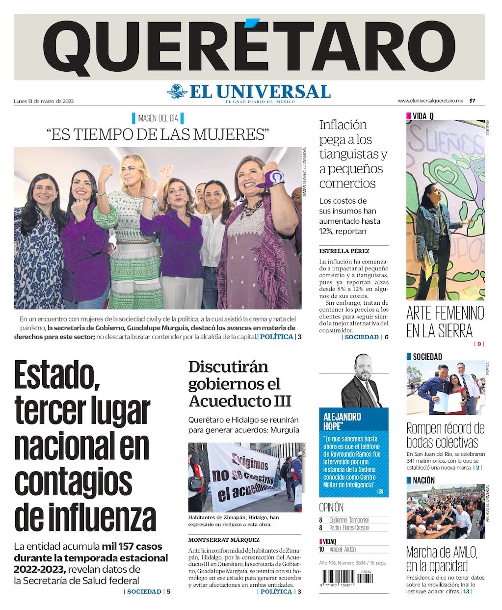 Portada 13 de marzo de 2023