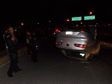 Provoca vaca volcadura en B. de La Nación