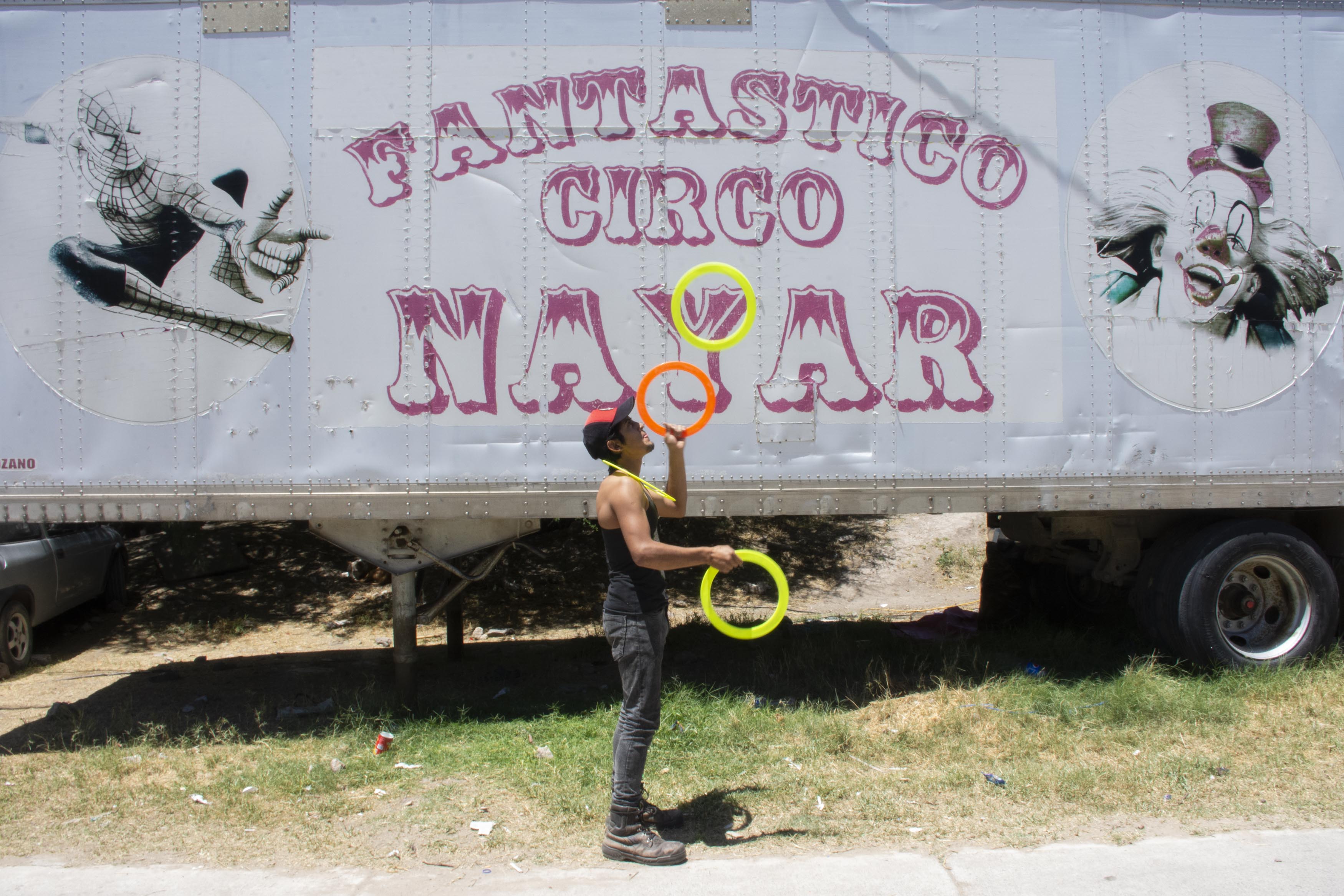 Cirqueros. El show agoniza por la cuarentena 