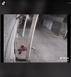 Arman TikTok con accidente de ladrón; robó una lampara en el centro de Querétaro