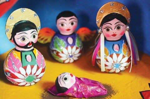 Presentan nacimientos de cartón