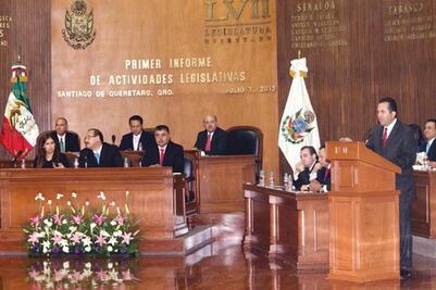 Congreso rinde su primer informe