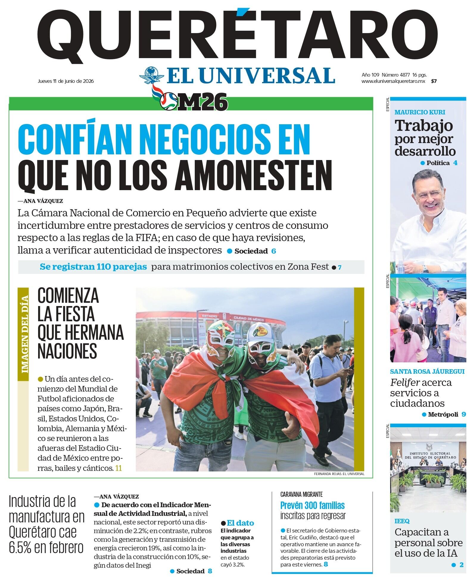 Foto. El Universal Querétaro