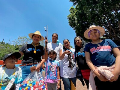 Bikers se bajan de la moto para festejar a niños con cáncer