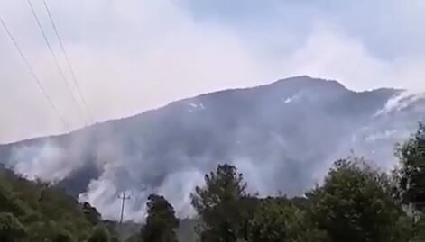 Se reactiva incendio en la Sierra Gorda