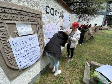 Estudiantes alzan la voz contra el feminicidio; piden justicia para Valentina 