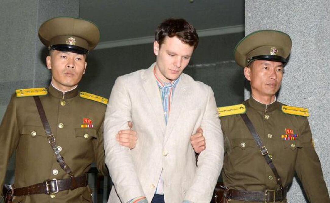 Otto Warmbier murió en junio despues de regresar a EU en estado de coma tras ser condenado por Pyongyang a 15 años de trabajo forzado (Foto: AFP)
