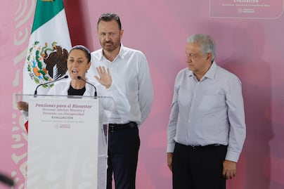 Abuchean al gobernador Mauricio Kuri, durante evento de AMLO y Claudia Sheinbaum en Querétaro 