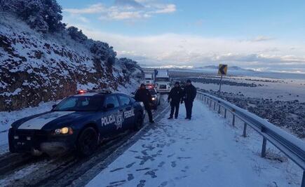 Cierran tramo carretero entre Sonora y Chihuahua por nevada