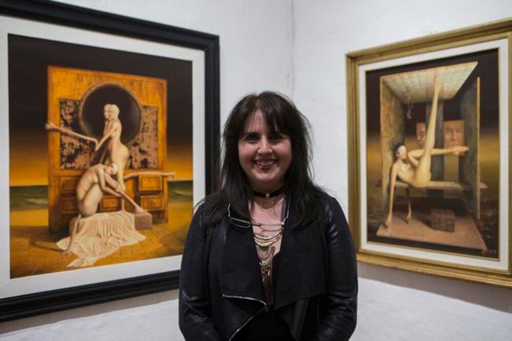 Para la artista, las percepciones cotidianas del ser humano están colmadas de símbolos ocultos (FOTOS: DEMIAN CHÁVEZ. EL UNIVERSAL)