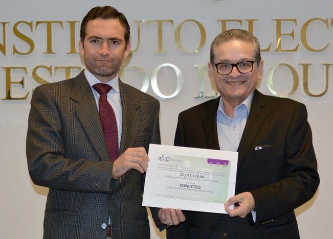 Entrega IEEQ más de 2 mdp a Concyteq