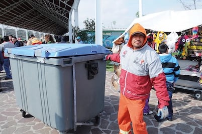 Destacan limpia de basura en la ciudad