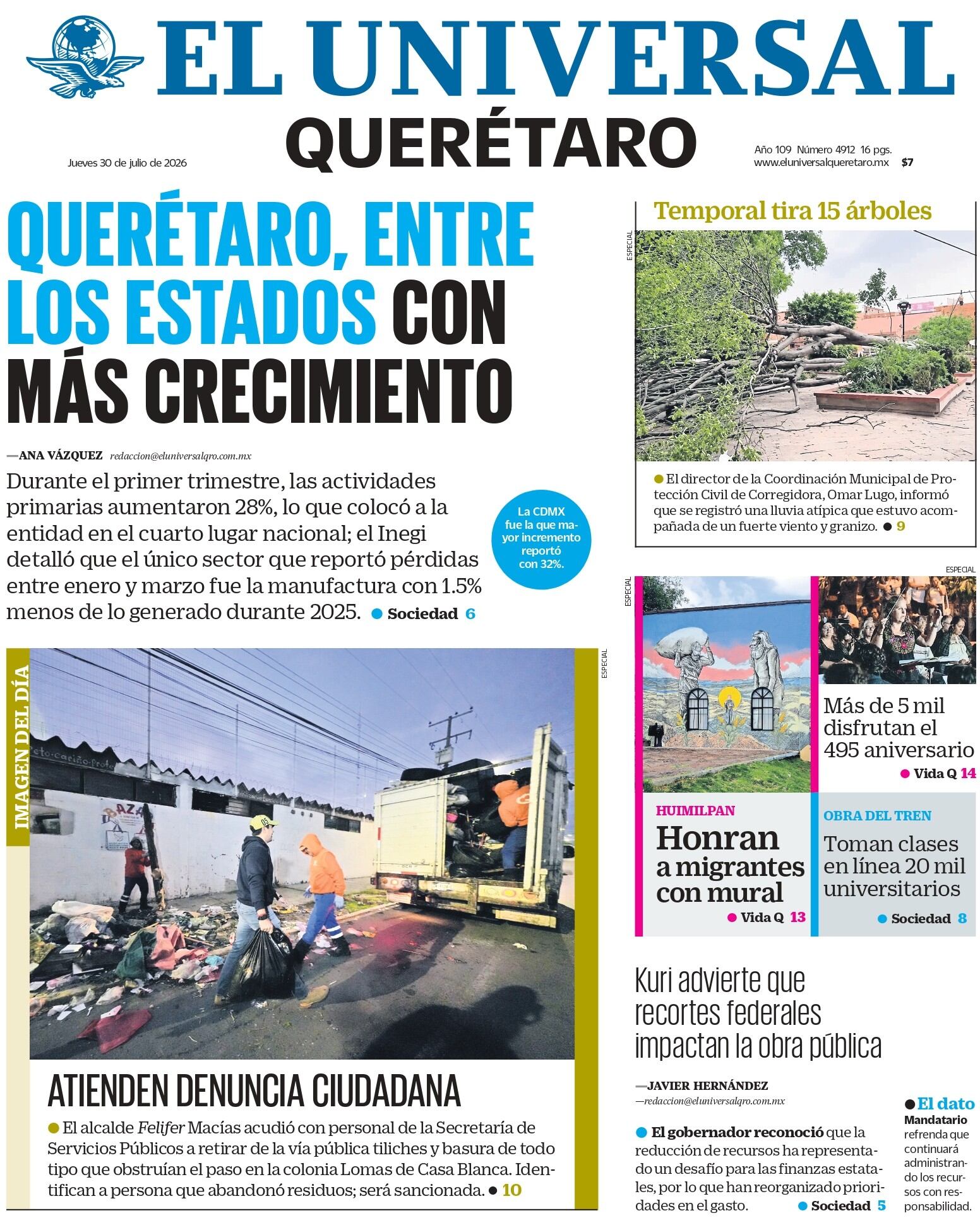 Foto. El Universal Querétaro