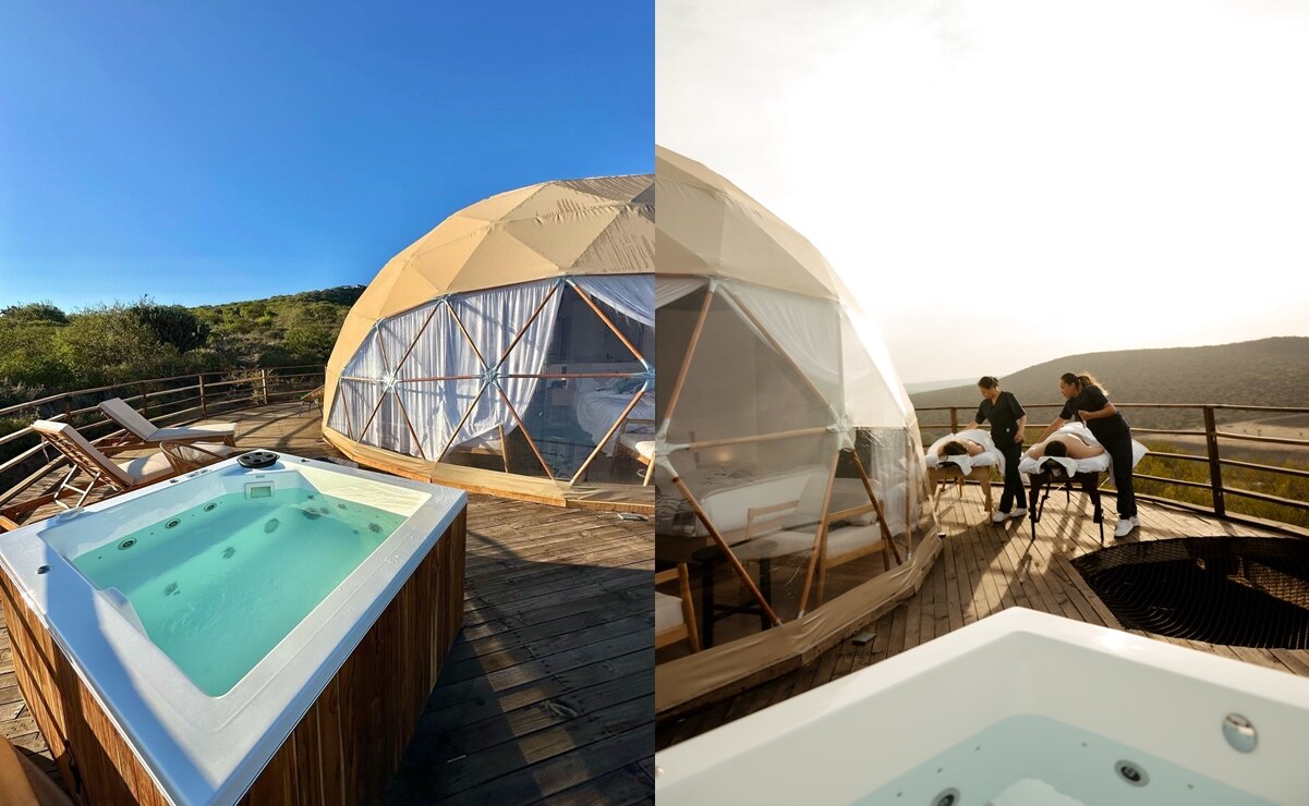 Masajes relajantes y jacuzzi en Nonu Glamping. Foto: Instagram/nonulifestyle