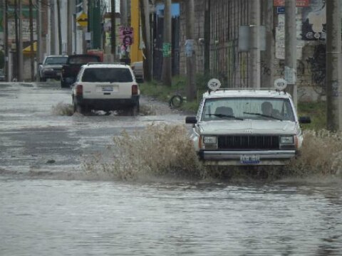 Lluvia histórica en la sierra