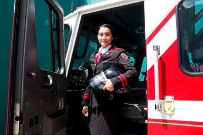 "Hay que aprender a vencer los miedos": Bombera
