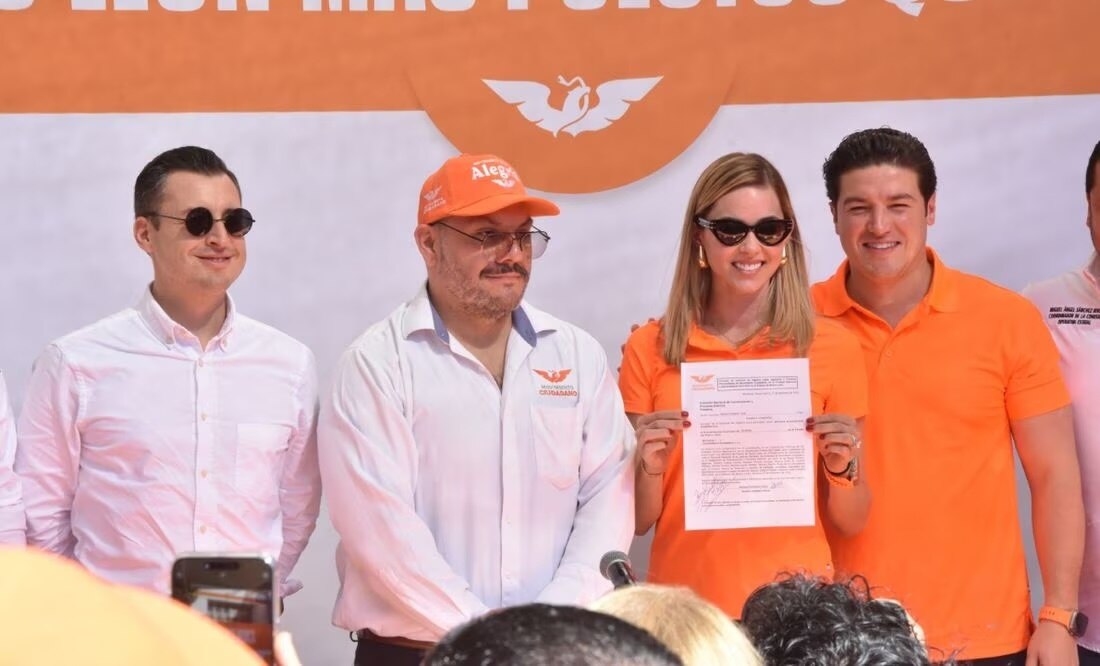Mariana Rodríguez se registra como precandidata por alcaldía de Monterrey