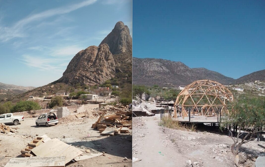 En pausa, construcción de hotel en el Pueblo Mágico de Bernal
