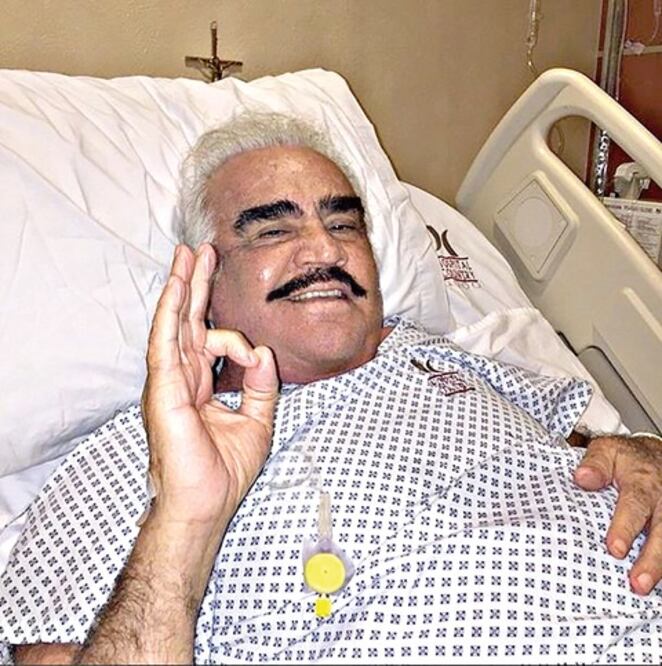 Chente le echa ganas en el hospital