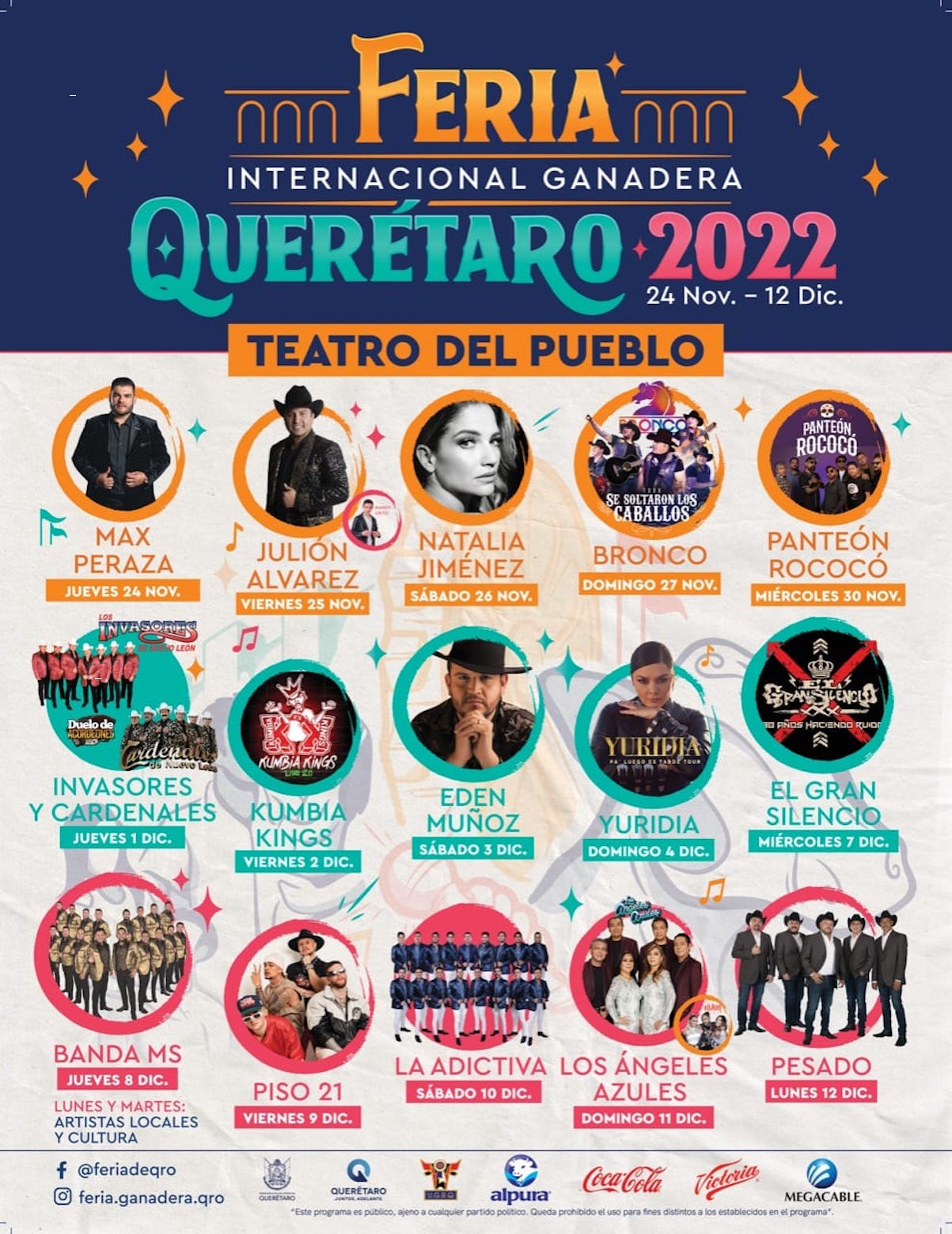 Teatro del Pueblo es gratis con tu boleto de entrada a la Feria de Querétaro