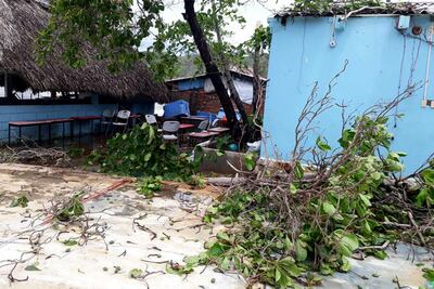 Reportan daños por lluvias en 111 escuelas