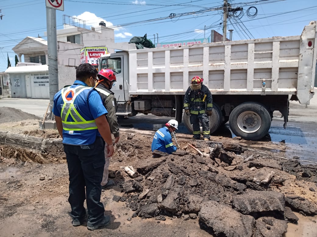 Reportan fuga de gas en la capital queretana; 19 viviendas y 5 locales comerciales fueron evacuados