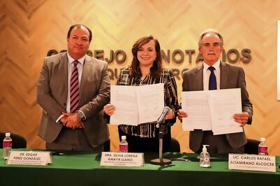 UAQ y Consejo de Notarios firman convenio estudiantil
