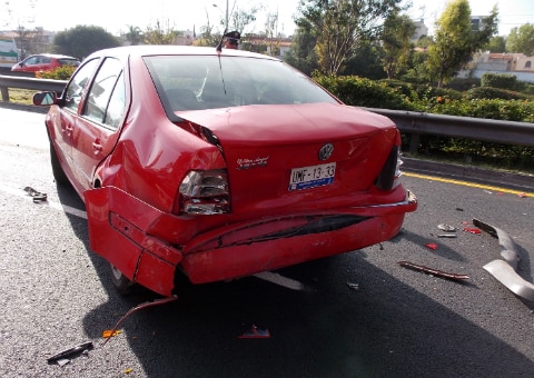 Carambola entre cinco autos