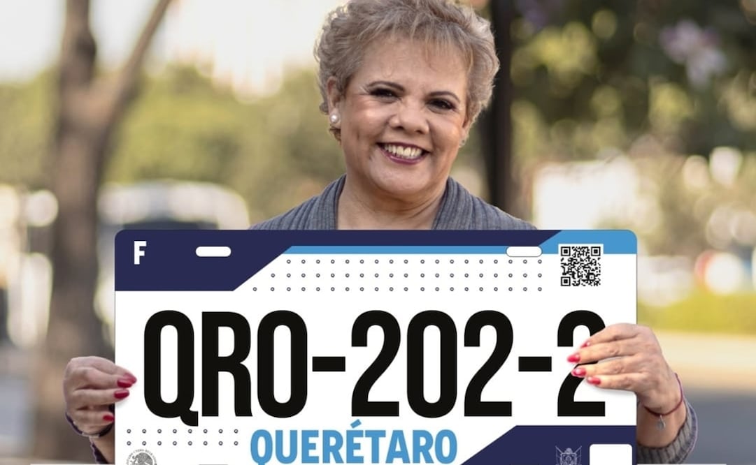Placas 2025 en Querétaro. Foto: Secretaría de Finanzas Querétaro, FB