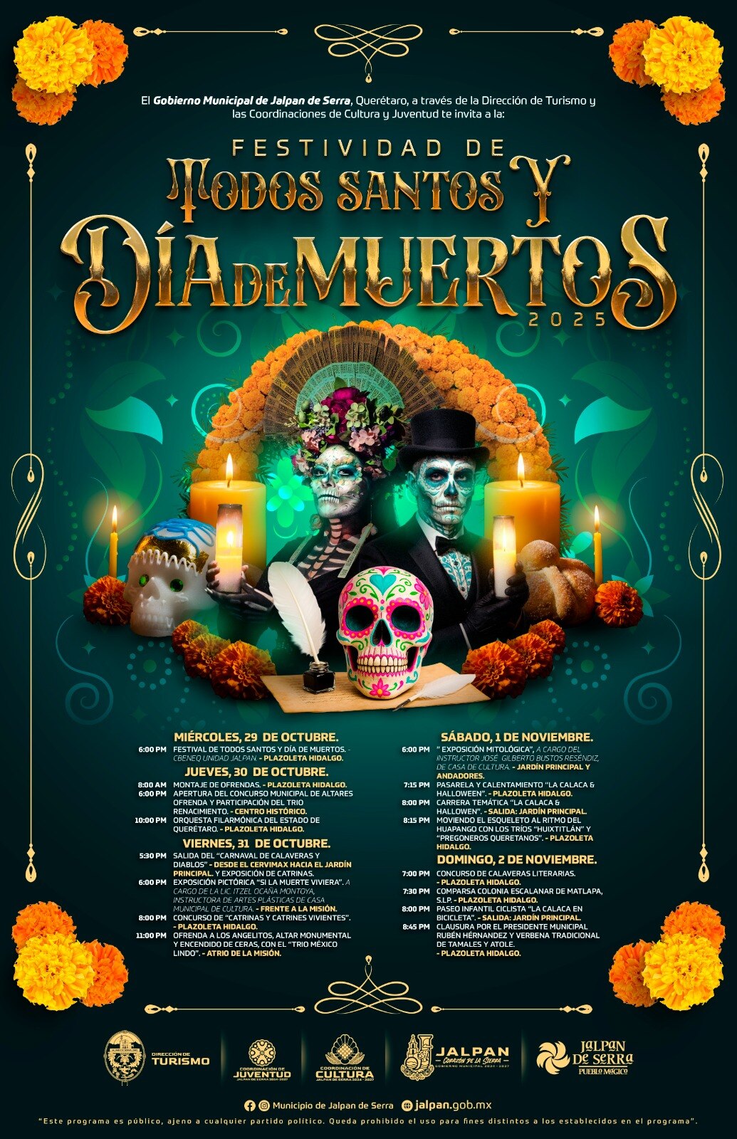 Día de Muertos en Jalpan. Foto: Querétaro Travel