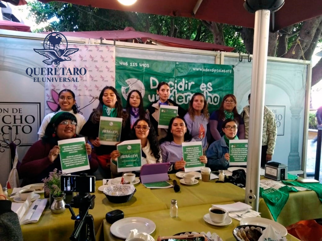 Adax Digitales inicia acción legal contra agresores en movilización por la despenalización del aborto en Querétaro