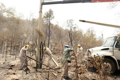 Incendio en la sierra, está controlado al 65%: FDS