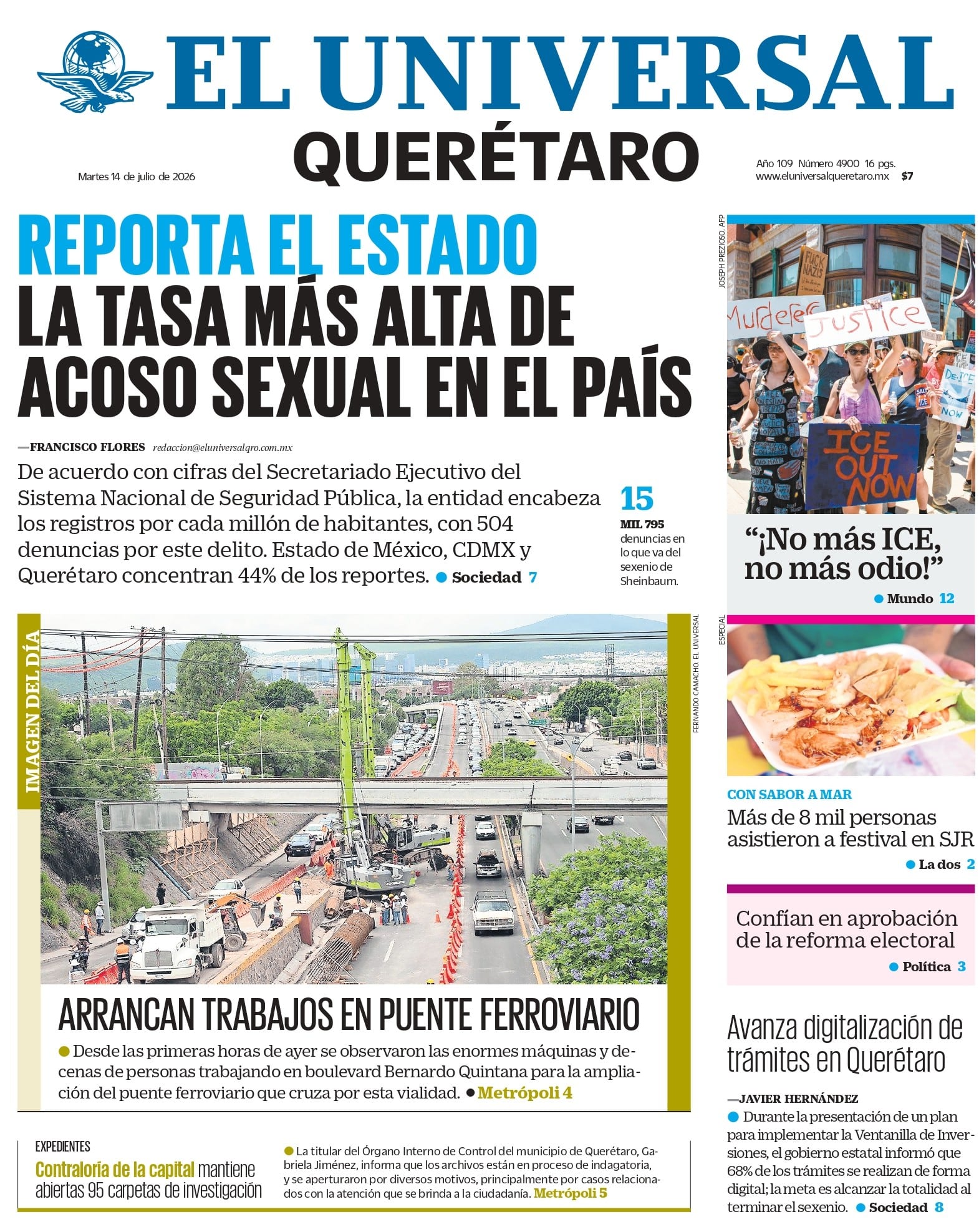 Foto. El Universal Querétaro