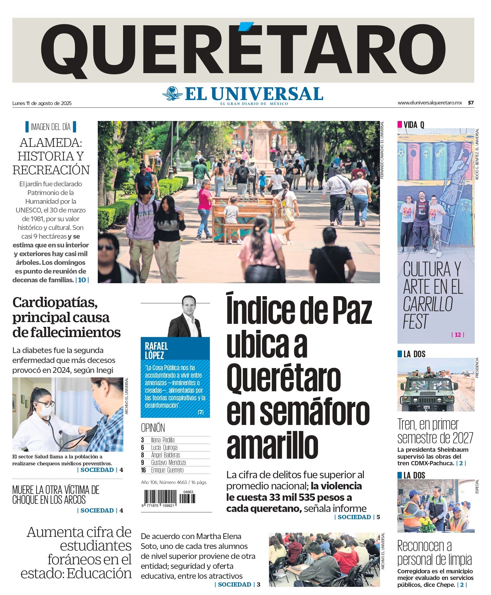 Portada 11 de agosto de 2025