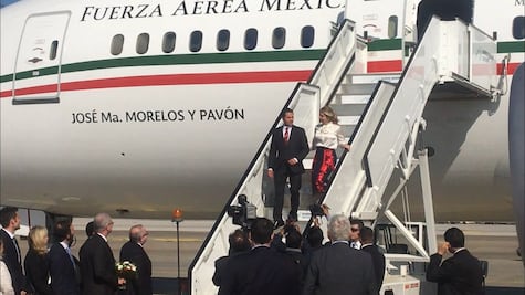 Llega Peña Nieto a Hannover para iniciar gira por Europa