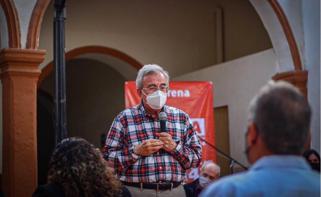 Senador de Morena, Rubén Rocha Moya, se contagia de Covid-19 por segunda vez